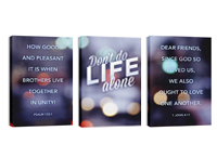 "Life Alone" Canvas Triptych