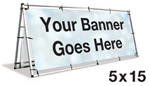 A-Frame Banner Stand 5'x15'