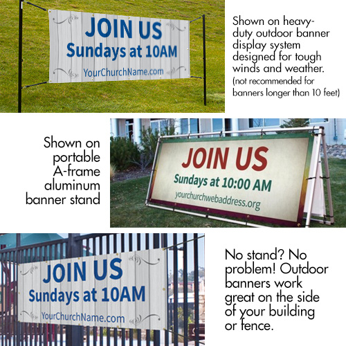 Banners, Back To Church Sunday, Back to Church Sunday: A Place to Belong Spanish - 3x8, 3' x 8' 2