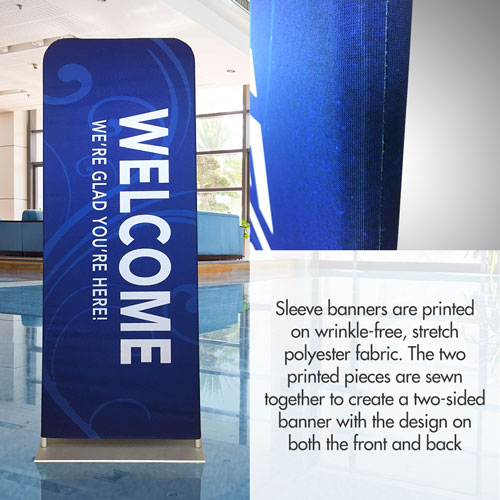 Banners, Welcome, Shimmer Welcome, 2' x 6' 2