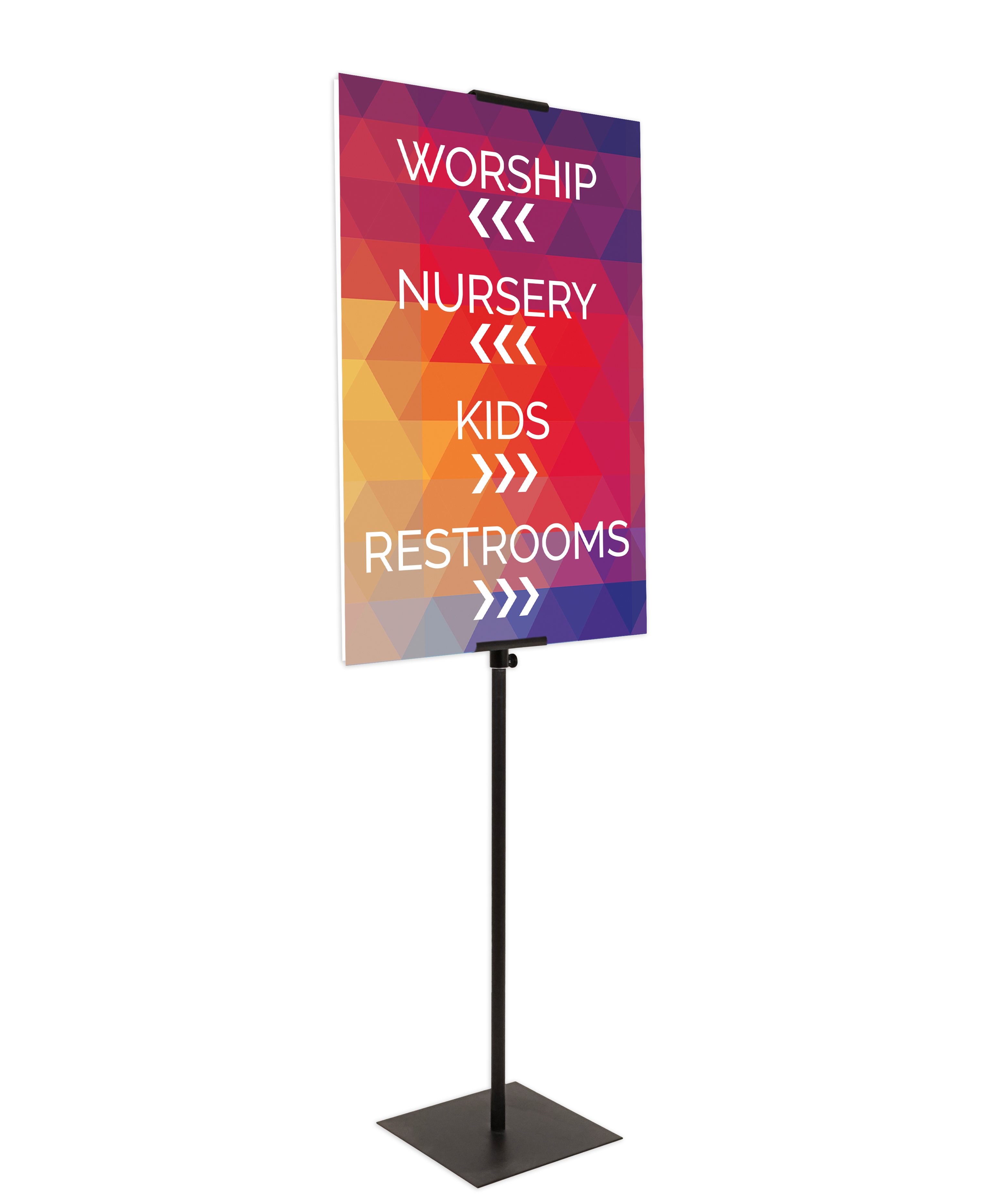 Rigid Signs, Scatter, Scatter Directional, 23 x 23 3
