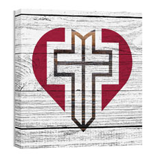 Mod Heart Cross 
