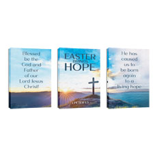 Sunrise Easter Brings Hope Triptych 