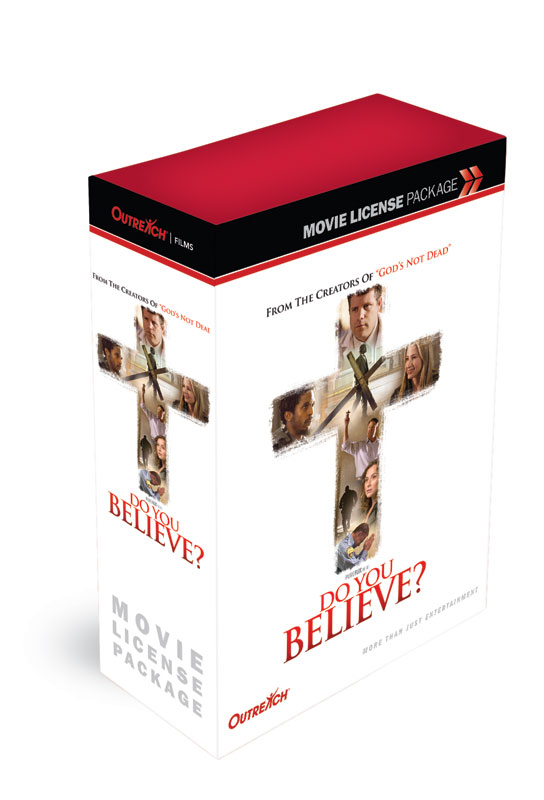 Movie License Packages, Do You Believe, Do You Believe Standard DVD Event , 100 - 1,000 people  (Standard)