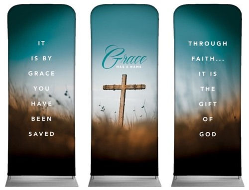 Banners, Easter, Grace Has A Name, 2'7 x 6'7