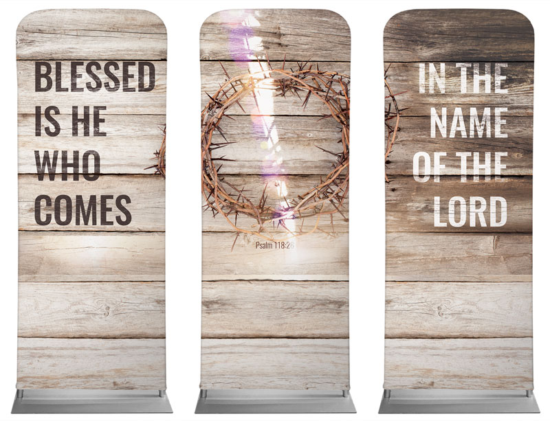 Banners, Easter, Blessed Is He, 2'7 x 6'7
