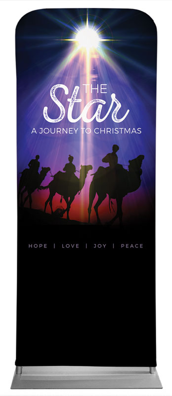 Banners, Christmas, The Star: A Journey to Christmas, 2'7 x 6'7