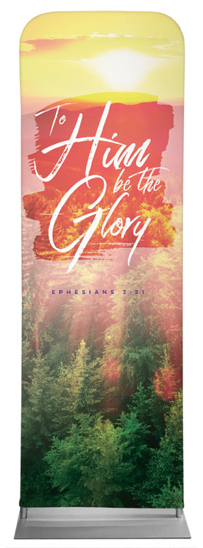 Banners, Nature, Beautiful Praise Be The Glory, 2' x 6'