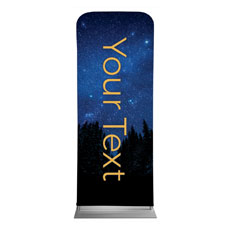 Night Sky Gold Script Your Text 