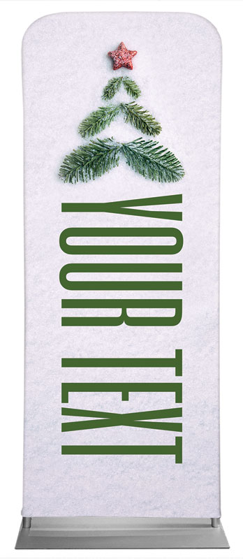 Banners, Christmas, Christmas At Tree Your Text, 2'7 x 6'7