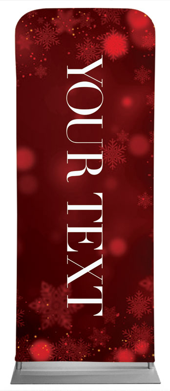 Banners, Christmas, Peace Be With You Red Your Text, 2'7 x 6'7