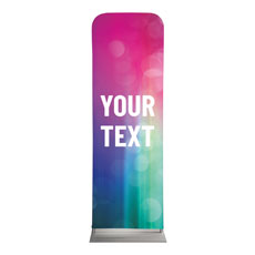 Colorful Lights Your Text Stacked 