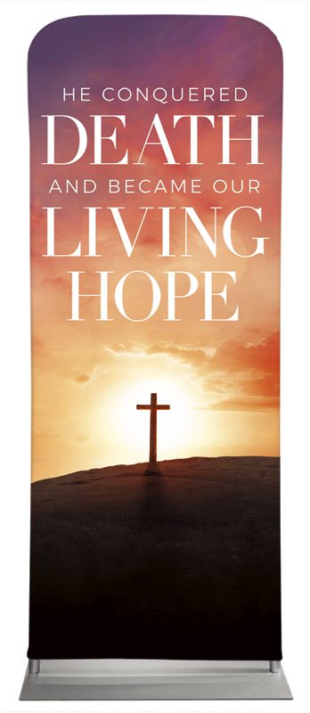 Banners, Easter, Living Hope Sunrise, 2'7 x 6'7