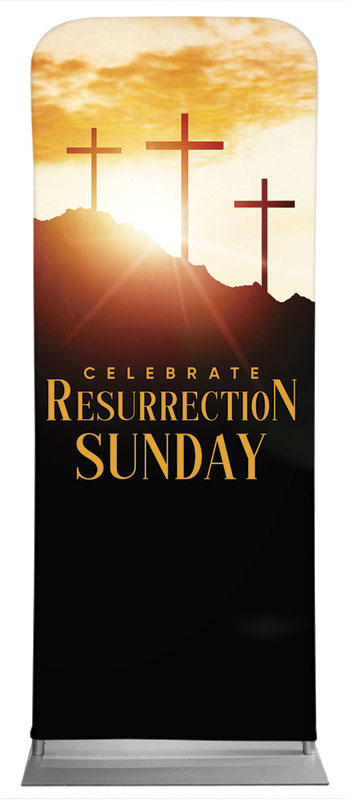 Banners, Easter, Resurrection Sunday, 2'7 x 6'7