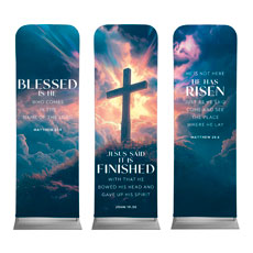 Easter He Is Risen Triptych 