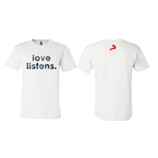 Alpha Love Listens T-Shirt X-Large 