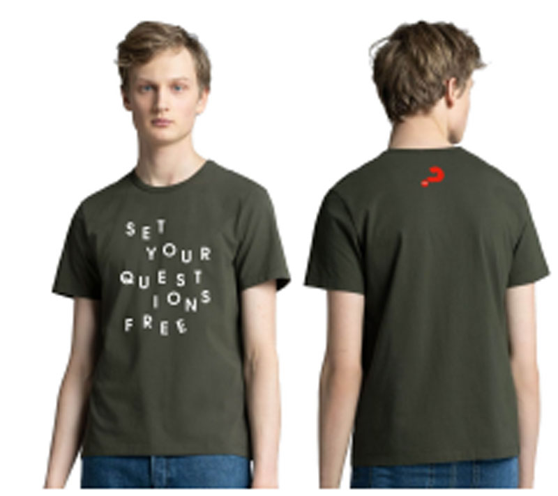 T-Shirts, Alpha, Alpha Questions T-Shirt Small, Small
