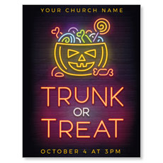 Trunk or Treat Neon 