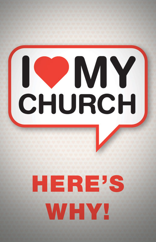 InviteCards, New Years, I Love My Church, 4.25 x 2.75