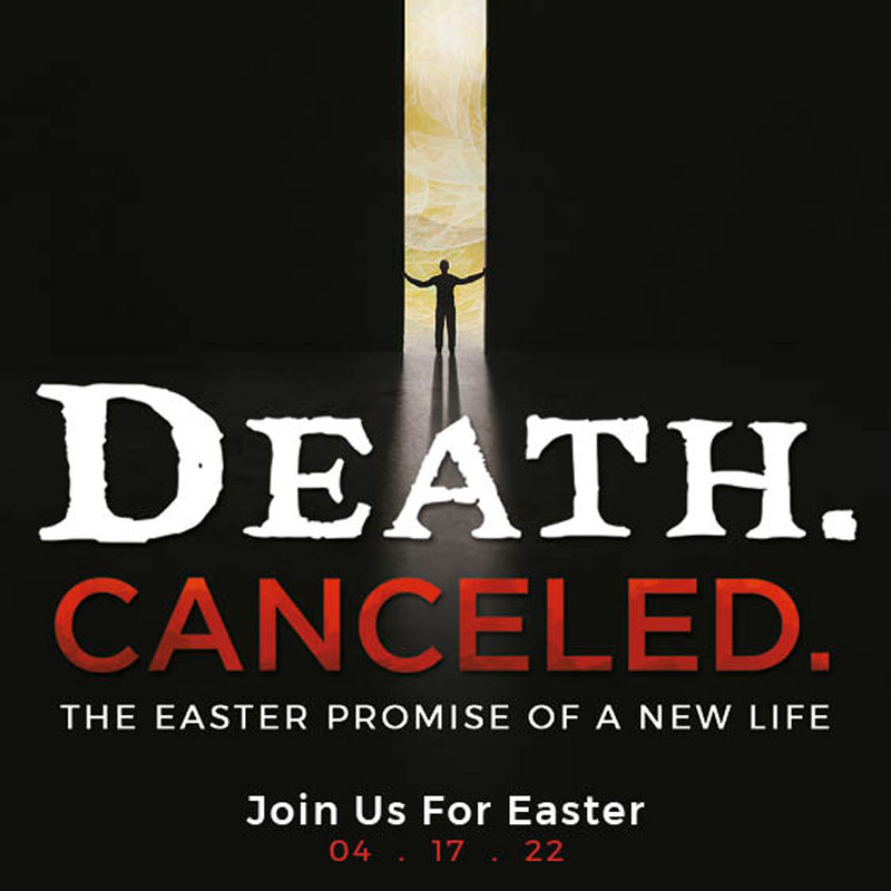 InviteCards, Easter, Death Canceled, 3.75 x 3.75