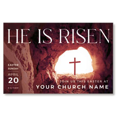 He Is Risen Tomb Cross 