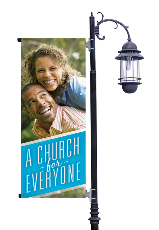 Banners, Church Theme, Everyone Couple, 2' x 5'