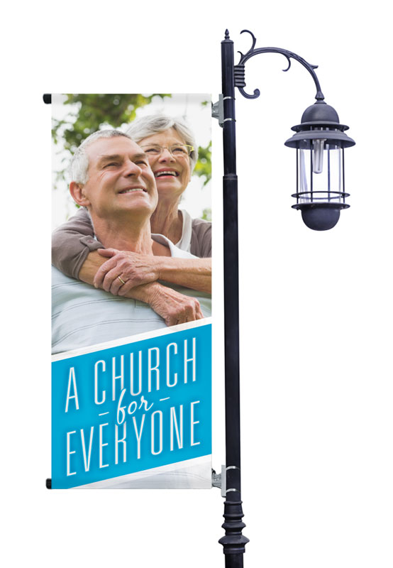 Banners, Church Theme, Everyone Grandparents, 2' x 5'