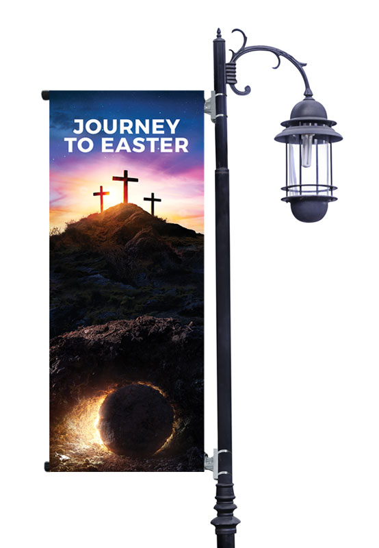 Banners, Easter, Journey To Easter, 2' x 5'