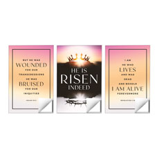 Risen Indeed Crowns Triptych 