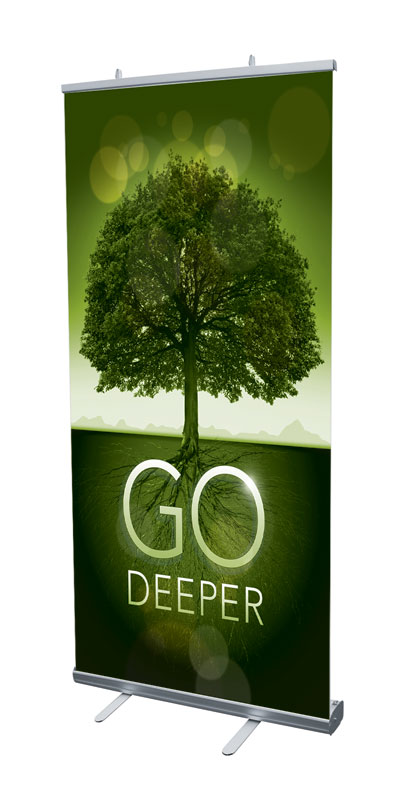 Banners, Ministry, Go Deeper Roots, 4' x 6'7