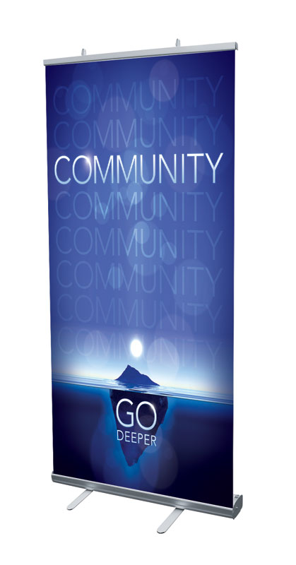 Banners, Purposes, Deeper Iceberg Community, 4' x 6'7