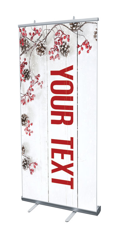 Banners, Christmas, Celebrate Christmas Berries Your Text, 4' x 6'7