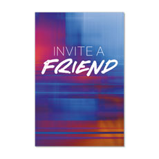 Colorful Blur Invite A Friend 