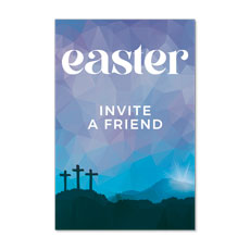 Easter Mosaic Crosses Invite A Friend 