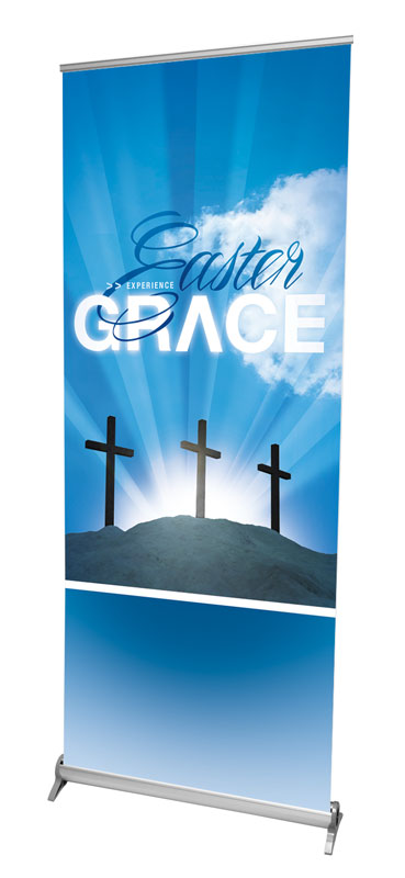 Banners, Easter, Easter Grace , 2'7 x 6'7