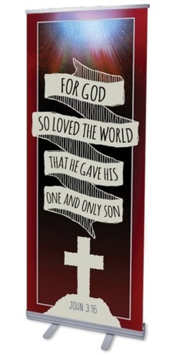 Banners, Easter, Hand Drawn Ribbon Good Friday, 2'7 x 6'7