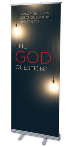 Banners, Back To Church Sunday, God Questions, 2'7 x 6'7