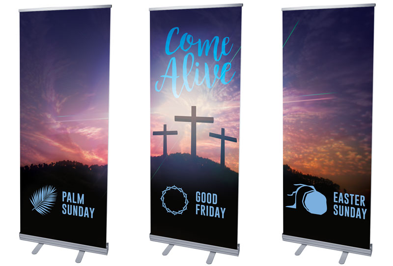 Banners, Easter, Come Alive Easter Journey, 2'7 x 6'7