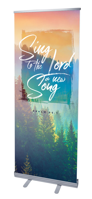 Banners, Nature, Beautiful Praise Sing to the Lord, 2'7 x 6'7