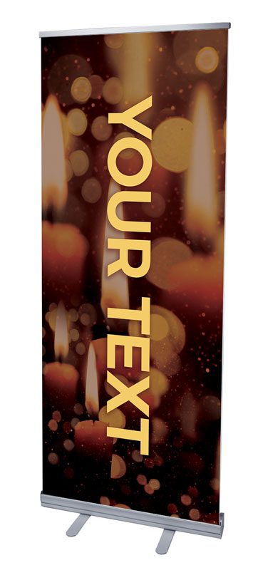 Banners, Christmas, Celebrate Christmas Candles Your Text, 2'7 x 6'7
