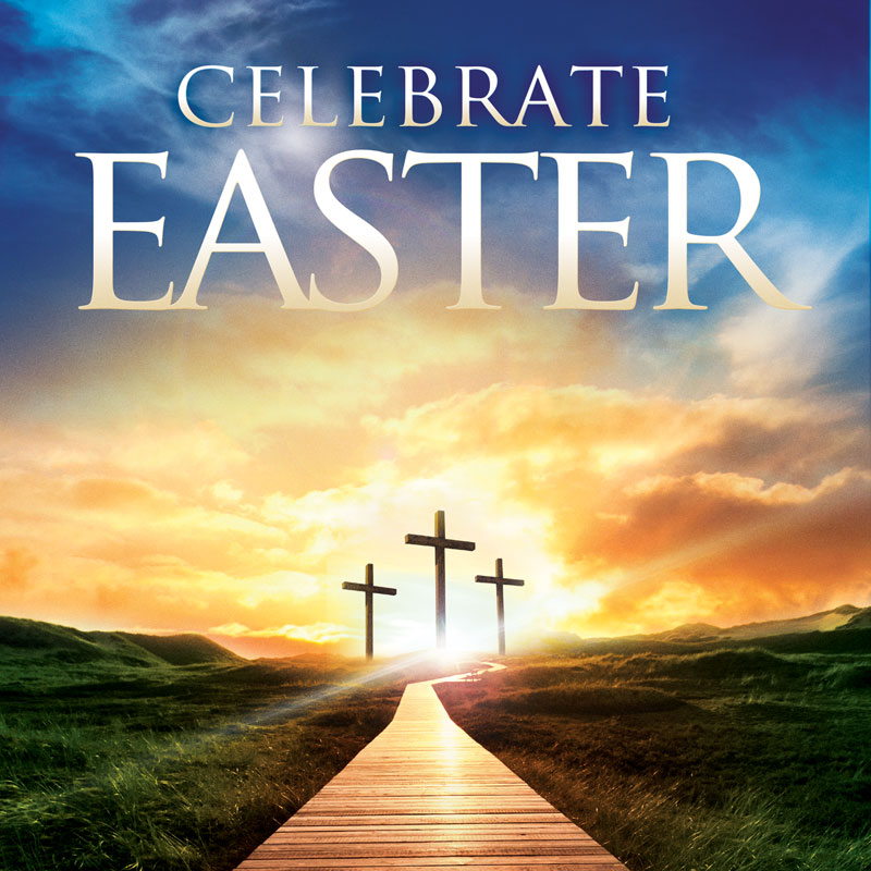 Banners, Easter, Easter Crosses Path, 3' x 3'