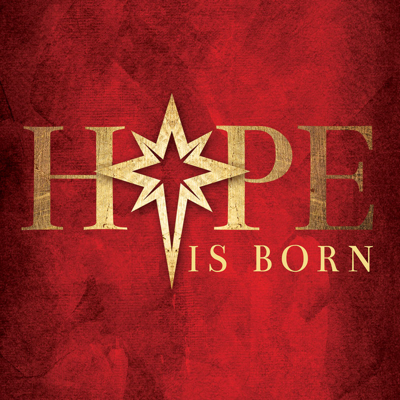 Banners, Christmas, Hope Is Born Star, 3' x 3'