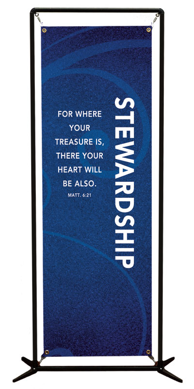 Banners, Purposes, Flourish Stewardship, 2' x 6'