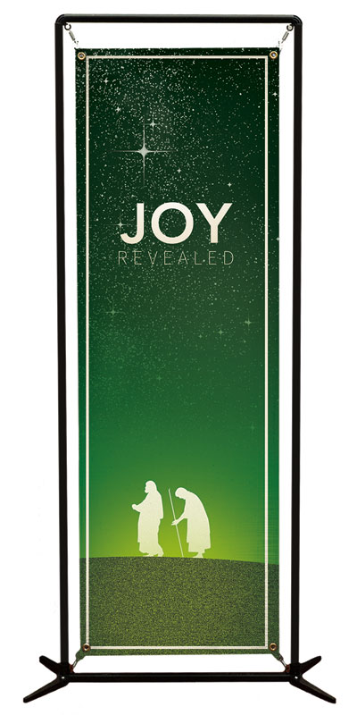 Banners, Christmas, Joy Revealed, 2' x 6'