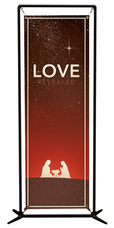 Banners, Christmas, Love Revealed, 2' x 6'