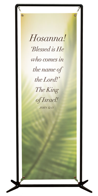 Banners, Scripture, Traditions John 12:13, 2' x 6'