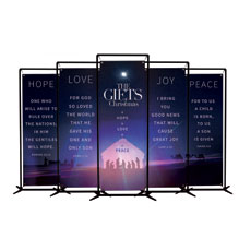 The Gifts of Christmas Advent 5 Banner Set 