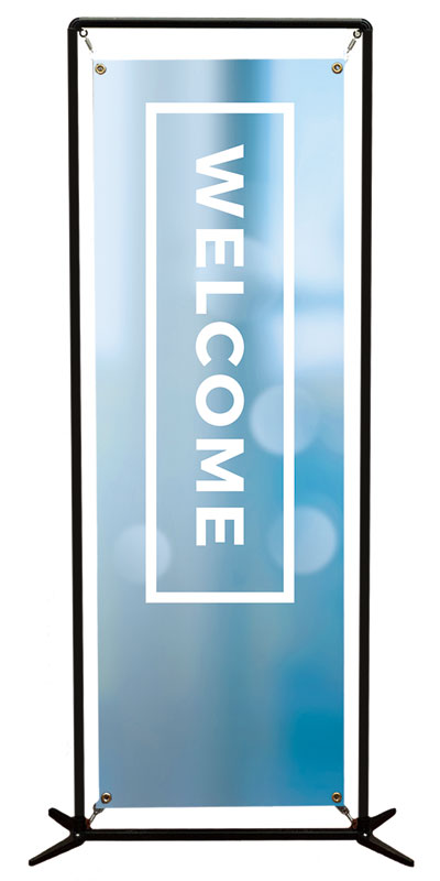 Banners, Welcome, Shimmer Welcome, 2' x 6'
