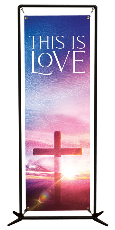 Banners, Easter, Love Easter Colors, 2' x 6'
