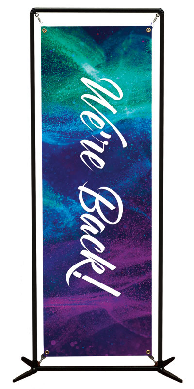 Banners, Welcome Back, We're Back Powder, 2' x 6'